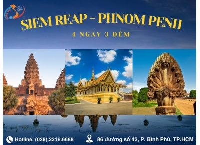 TOUR TẾT 2026: CAO NGUYÊN BOKOR – BIỂN  SIHANOUK VILLE – PHNOM PENH